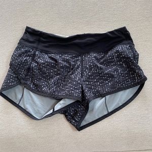 Lululemon speed shorts size 4